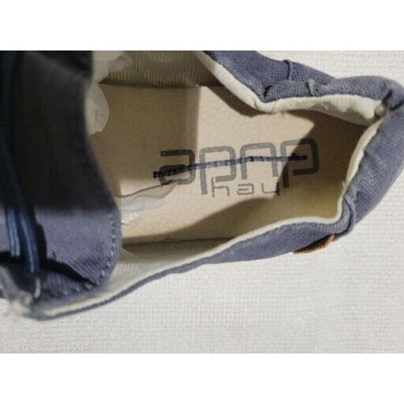 Hey Dude Wendy Chambray Navy White Womens Size 10 Slip On Shoes Sneaker Flat - Picture 4 of 8